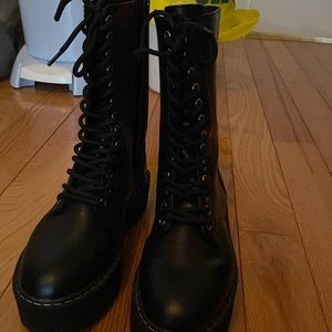 Platform Combat Boots